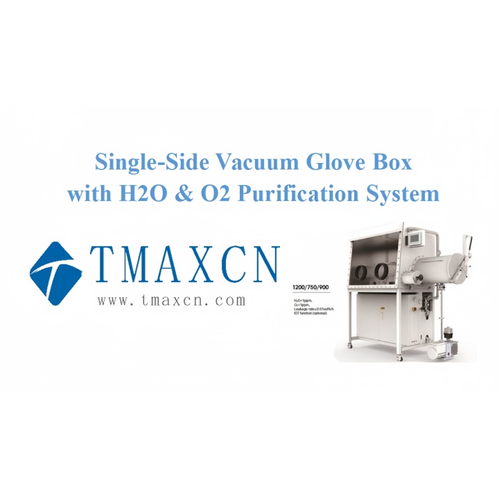 Single-Side Vacuum Glove Box with H2O & O2 Purification System