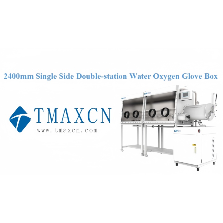 2400mm Single Side Double station Water Oxygen Glove Box