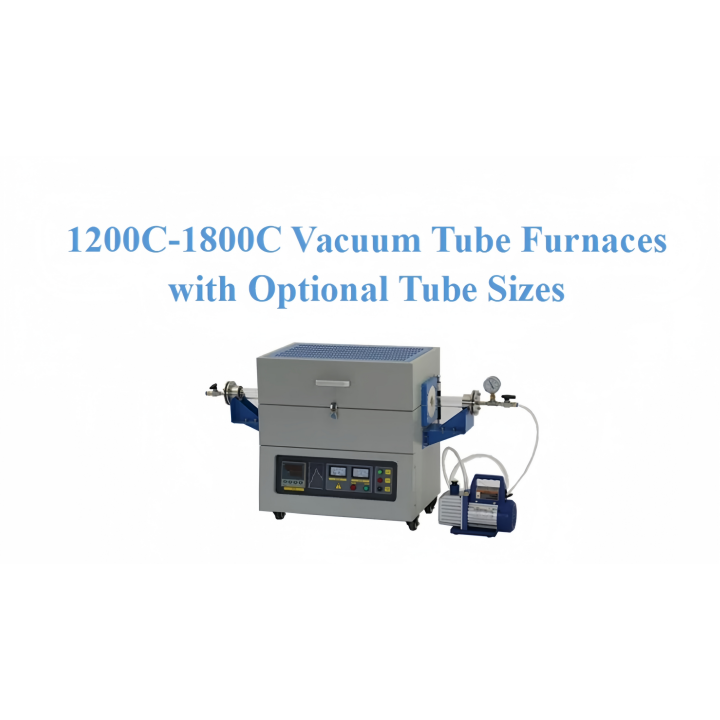 1200C-1800C Vacuum Tube Furnaces with Optional Tube Sizes