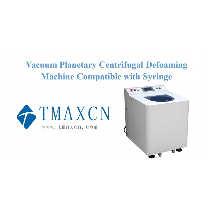 Vacuum Planetary Centrifugal Defoaming Machine Compatible with Syringe