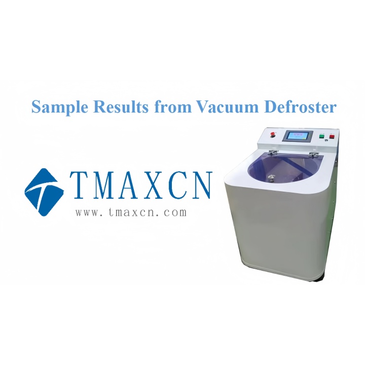 Sample Results from Vacuum Defroster