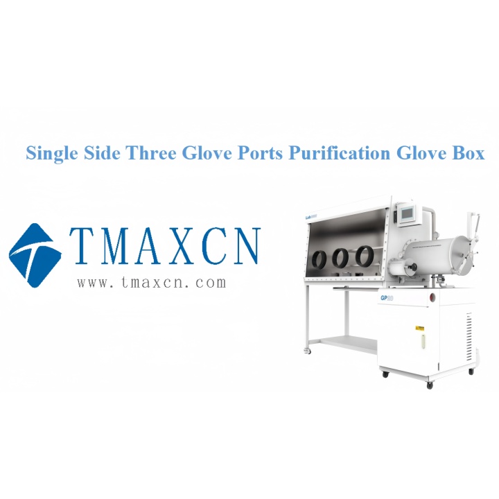 Single Side Three Glove Ports Purification Glove Box