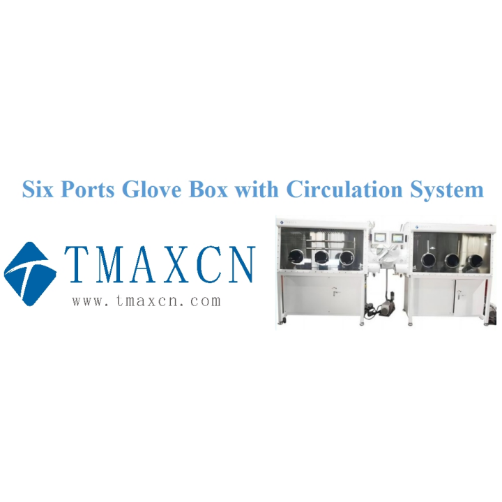 Six Ports Glove Box with Circulation System