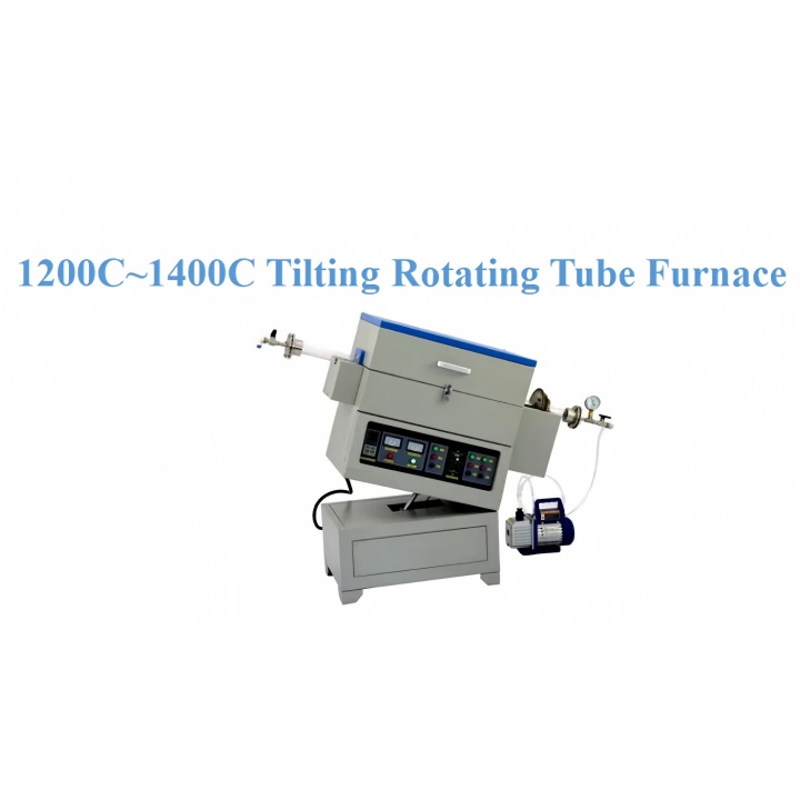 1200C~1400C Tilting Rotating Tube Furnace